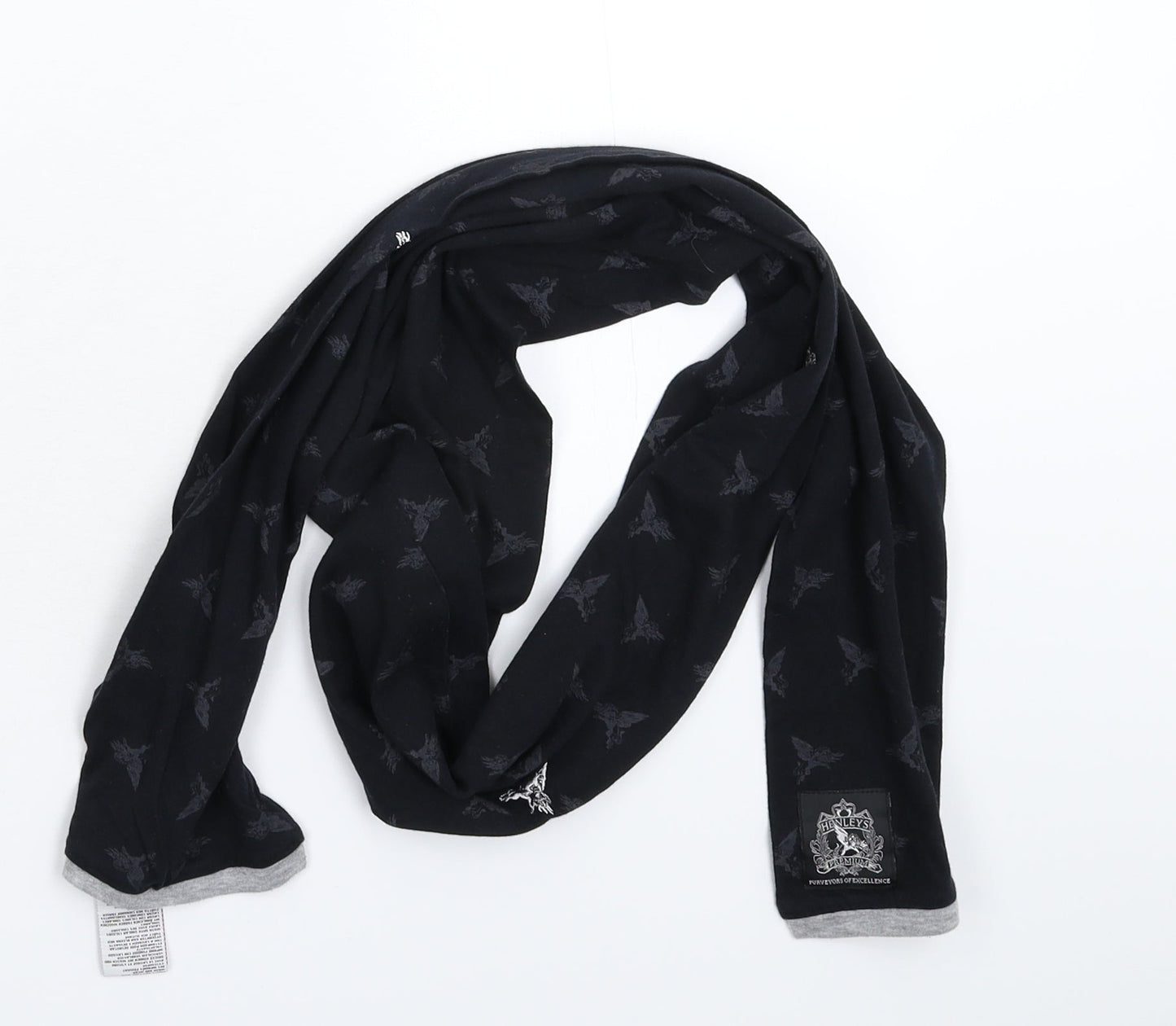 Henleys Unisex Black Scarf One Size