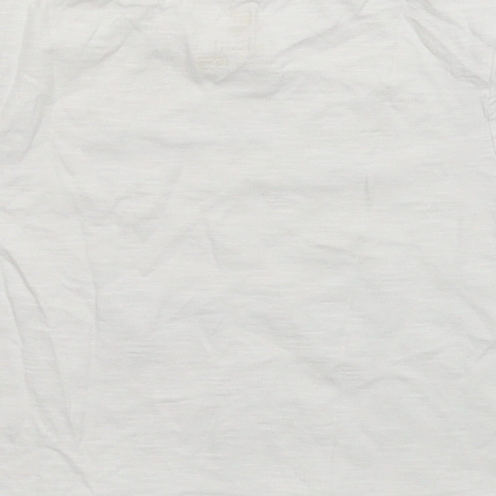 F&F Girls White Basic T-Shirt Size 9-10 Years