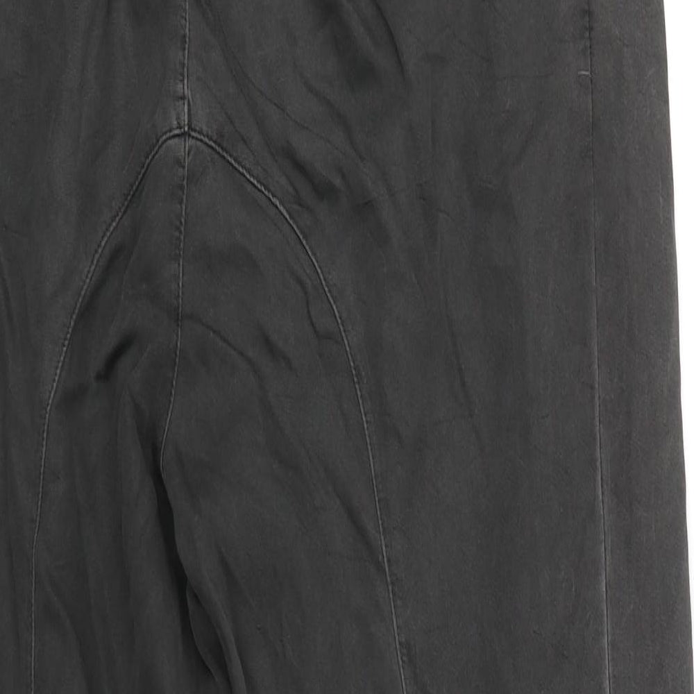 VERO MODA Womens Grey Capri Trousers Size 8 L24 in