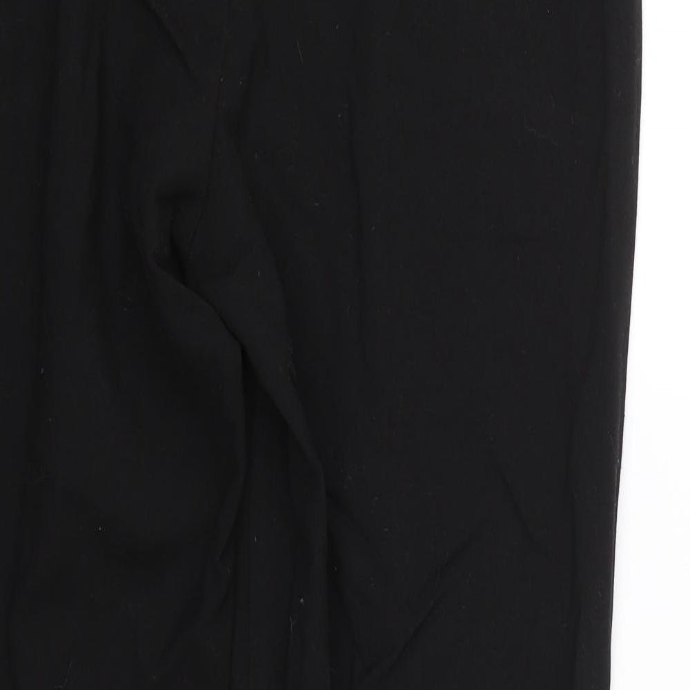 Arista Womens Black Trousers Size 14 L25.5 in