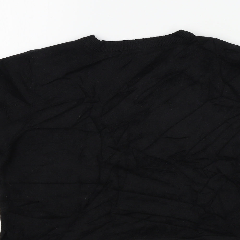 Preworn Womens Black Pullover Jumper Size 10