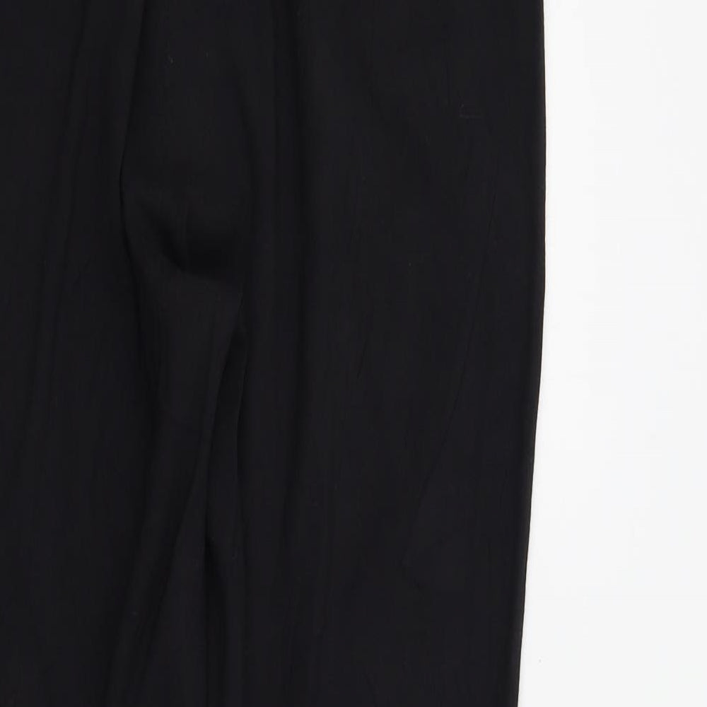 a brookes Womens Black Trousers Size 10 L25 in