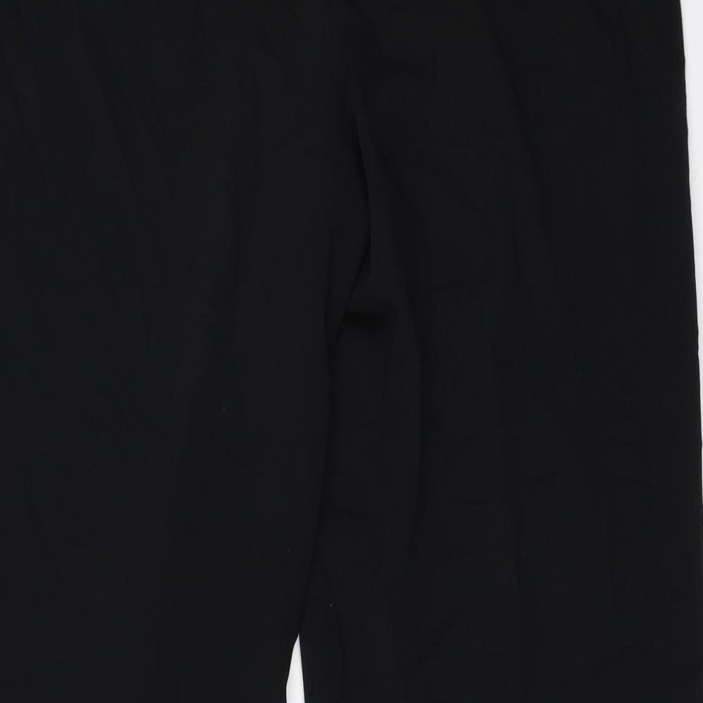 Marks and Spencer Womens Black Trousers Size 14 L29 in