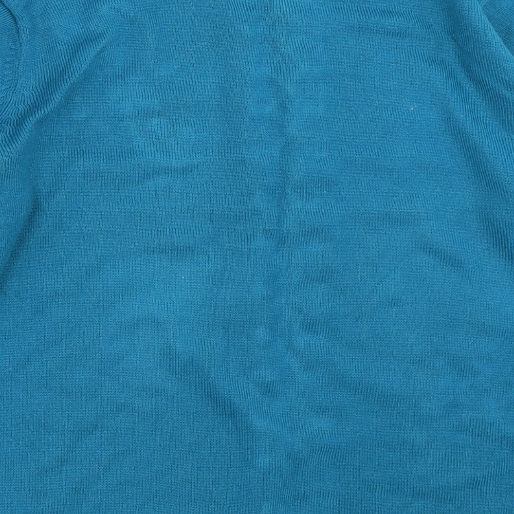 Reflect Collection Womens Blue Pullover Jumper Size M