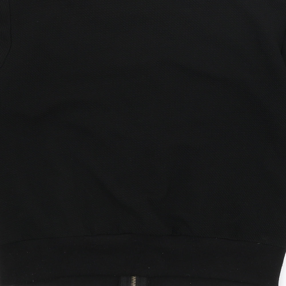 Country Casuals Womens Black Full Zip Jumper Size S