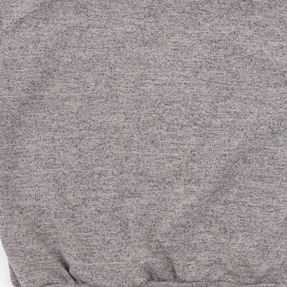 Glitz Womens Grey Pullover Jumper Size M