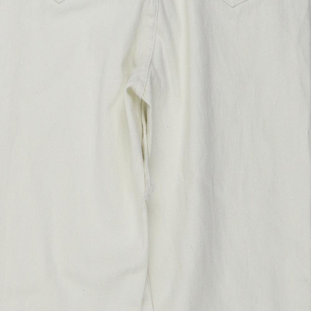 redal Womens White Skinny Jeans Size 8 L25 in