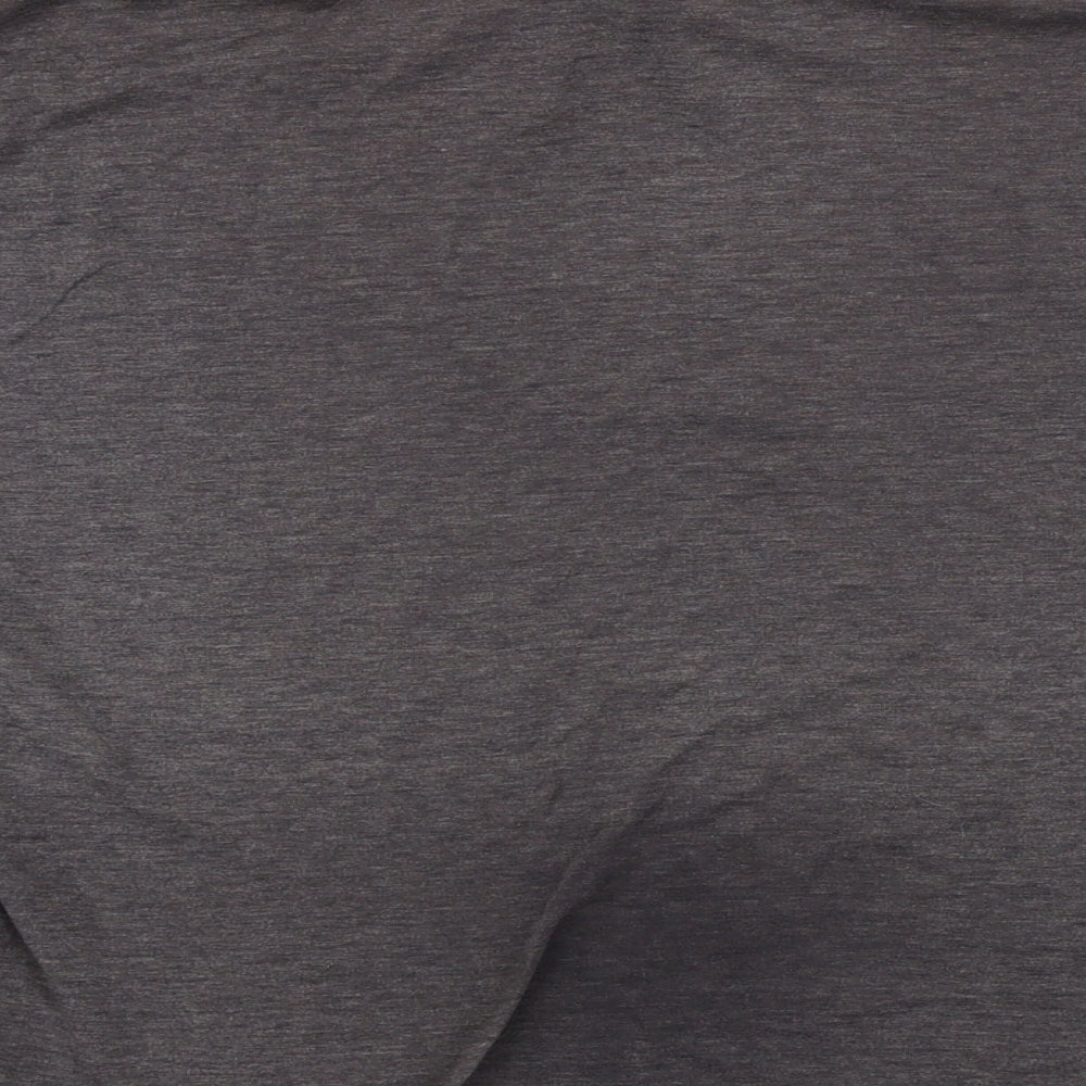 pacino Womens Grey Basic Polo Size L