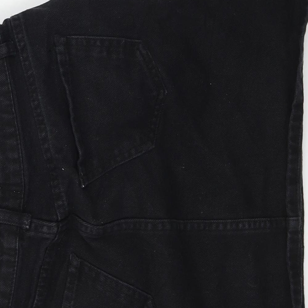 New Look Womens Black A-Line Skirt Size 6