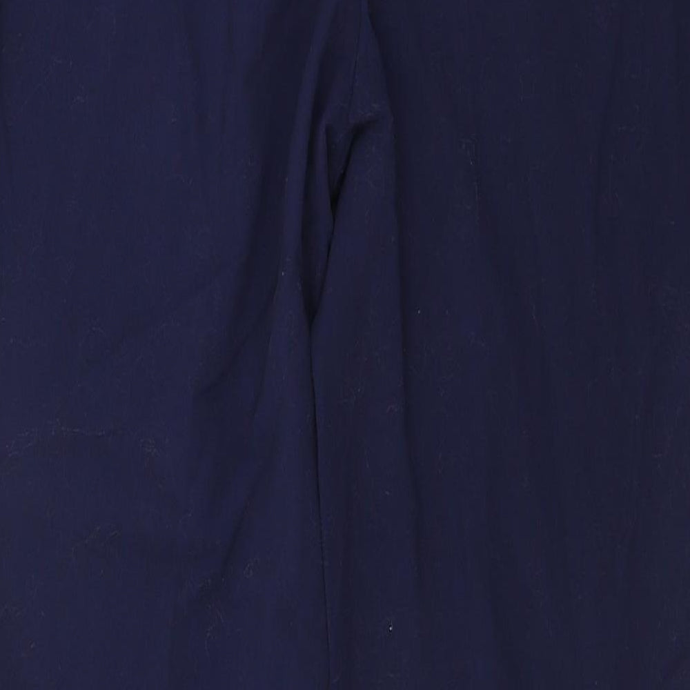 David Jones Womens Blue Trousers Size 10 L24 in