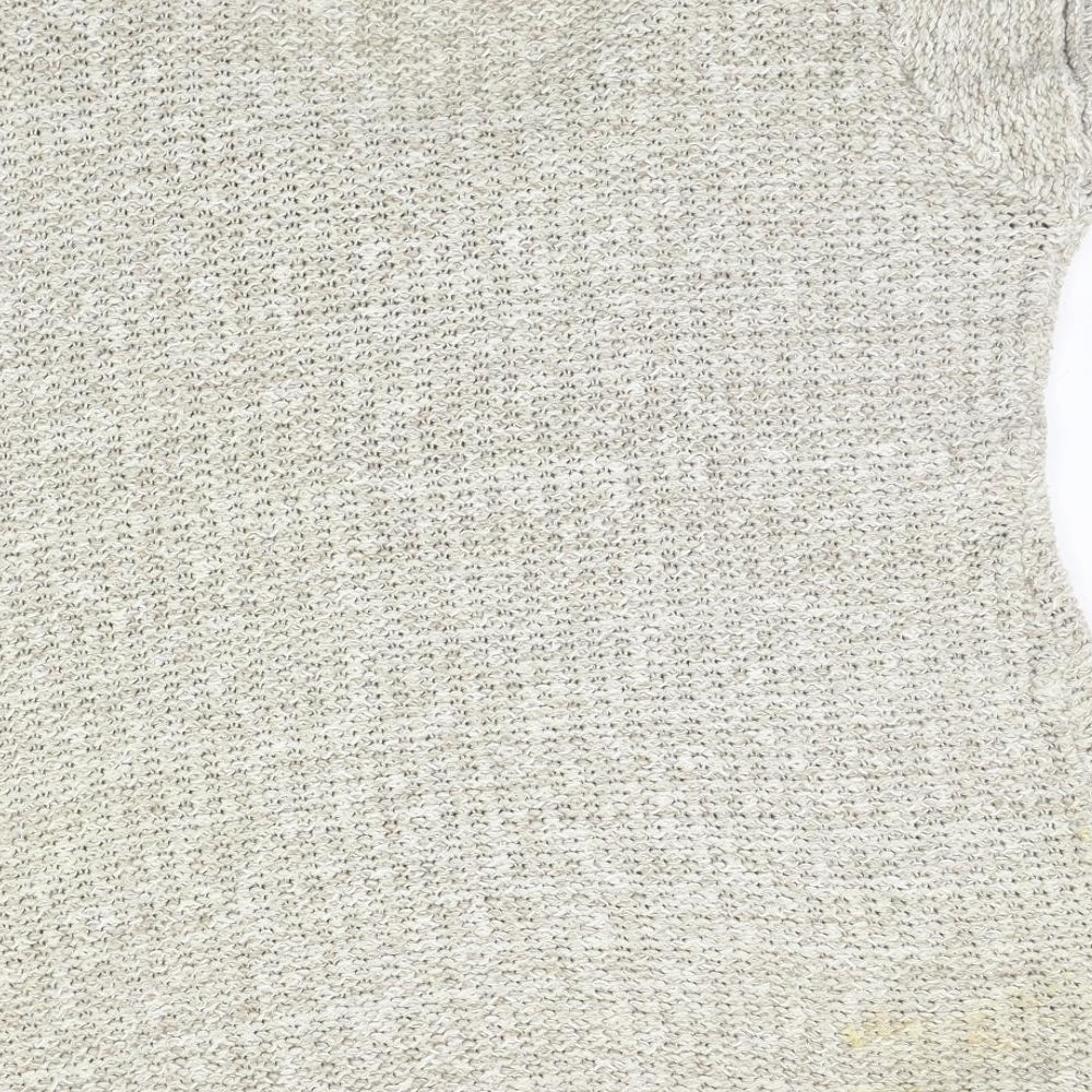 Matalan Womens Beige Pullover Jumper Size 18