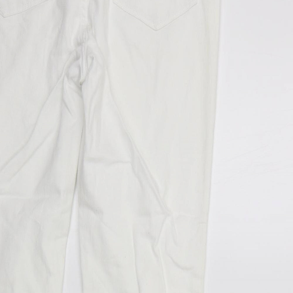 Artigiano Womens Silver Trousers Size 12 L29 in