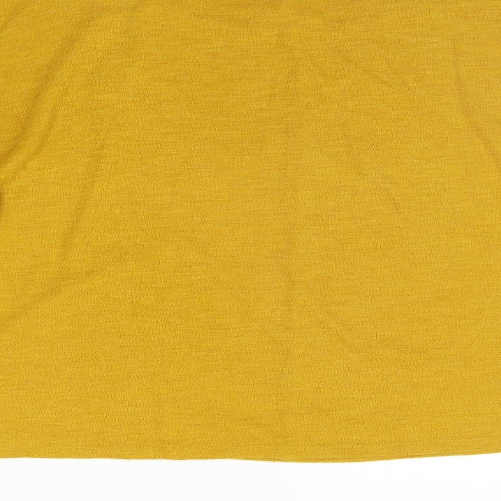 H&M Womens Yellow Pullover Jumper Size M