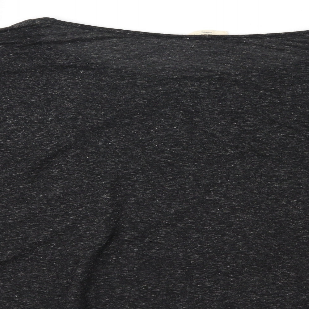 New Look Womens Grey Basic Blouse Size 16