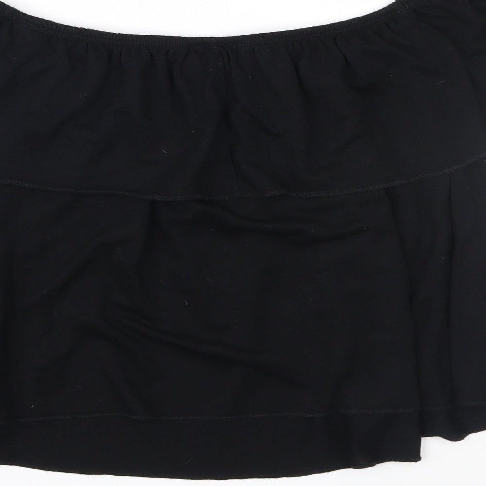 Topshop Womens Black Basic Blouse Size 10