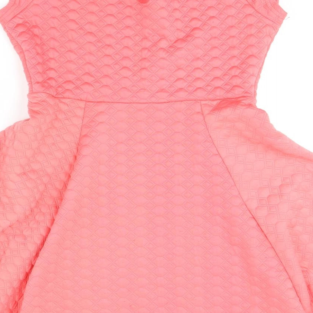 mint Womens Pink Fit & Flare Size 12