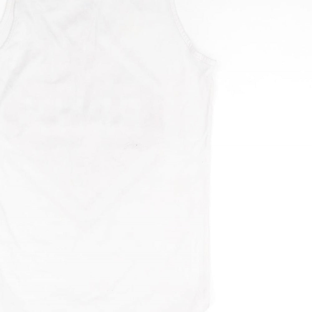 Twisted Soul Womens White Basic Tank Size S