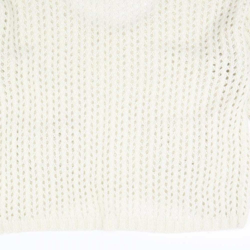 River Island Womens Ivory Pullover Jumper Size 12