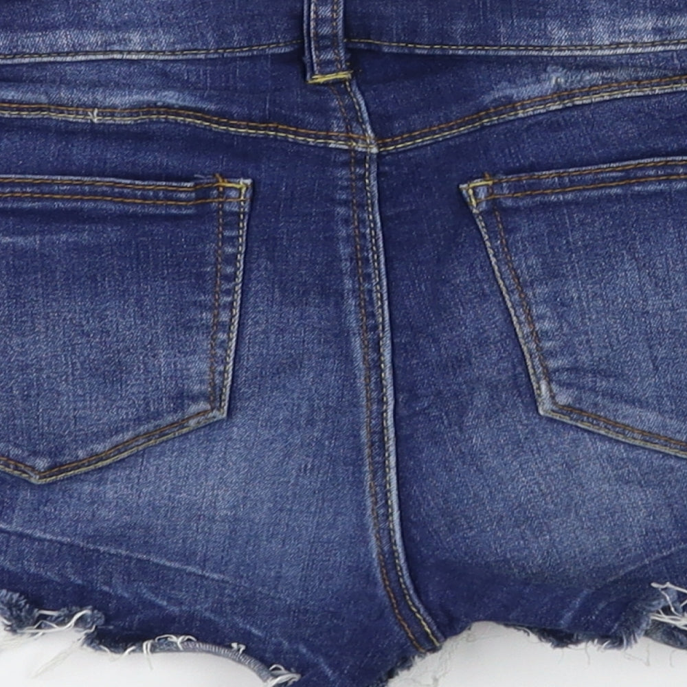 Rewash Womens Blue Hot Pants Shorts Size 6