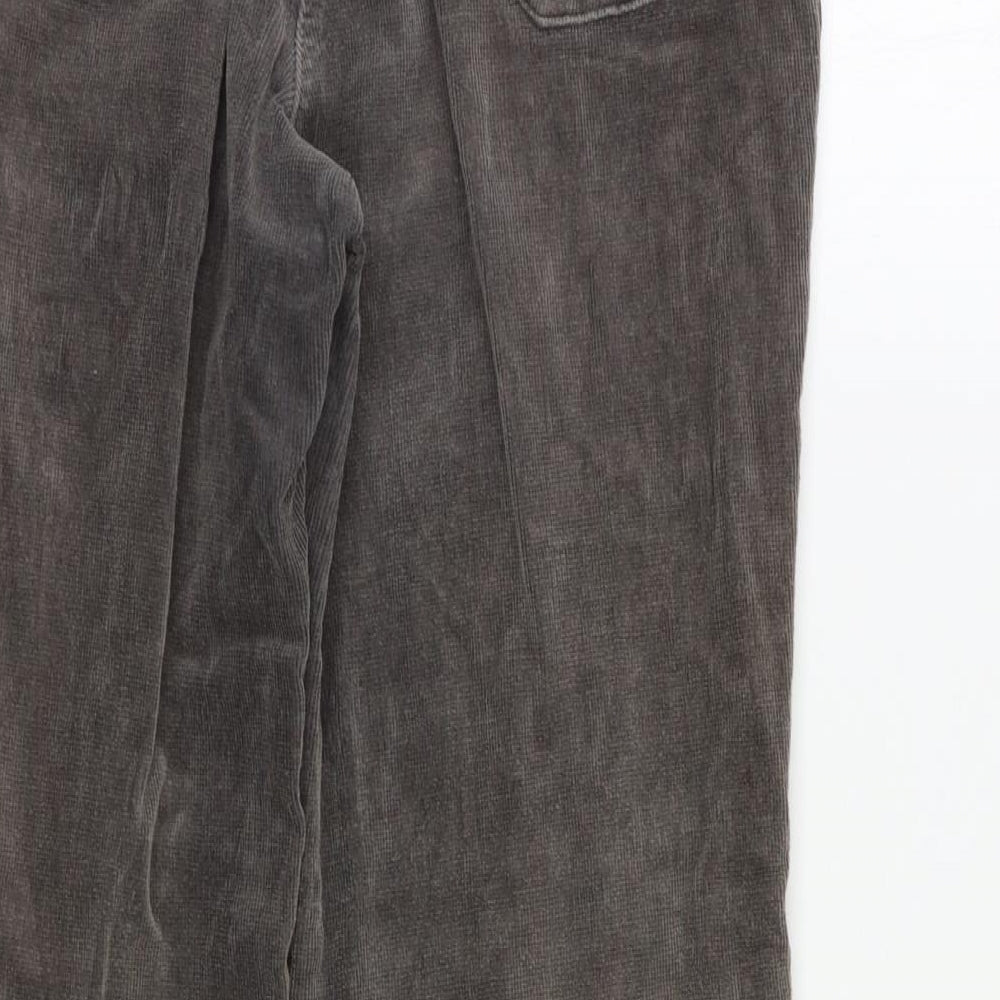 M&Co Womens Grey Trousers Size 10 L25 in
