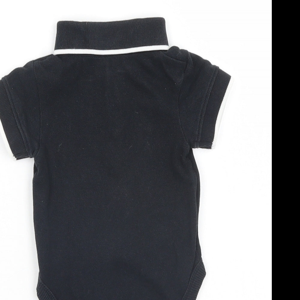 George Boys Black Romper One-Piece Size 3-6 Months
