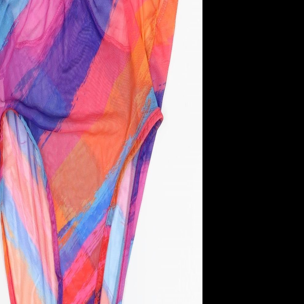 Missyempire Womens Multicoloured Bodysuit One-Piece Size 12