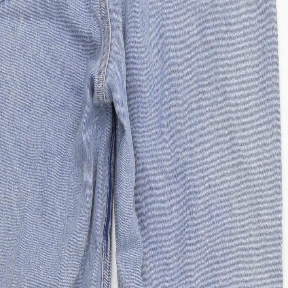 H&M Womens Blue Straight Jeans Size 10 L27 in