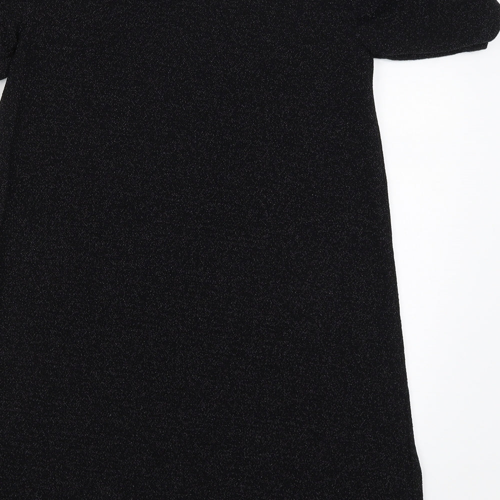 NEXT Girls Black Basic Blouse Size 10 Years
