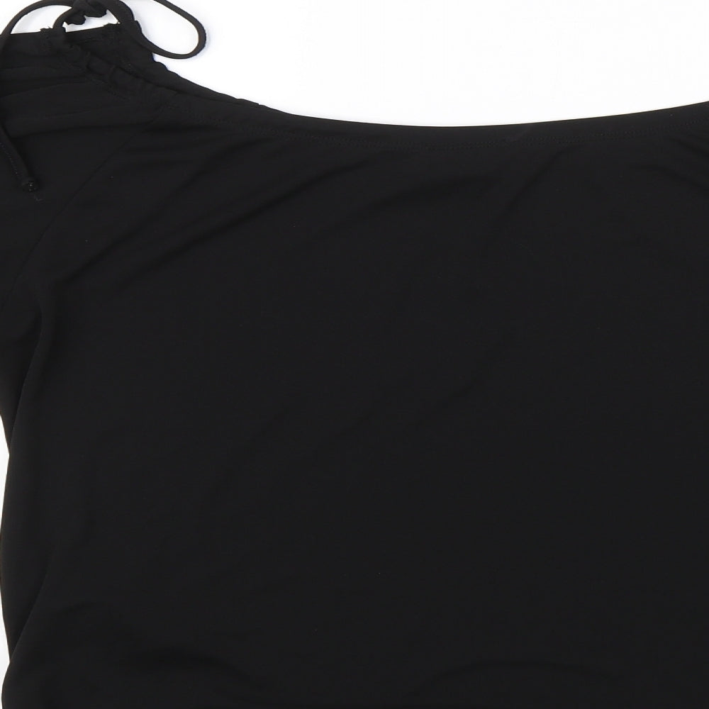 Topshop Womens Black Basic Blouse Size 10