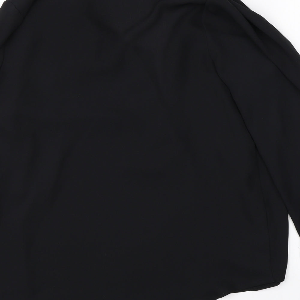 Select Womens Black Basic Blouse Size 6