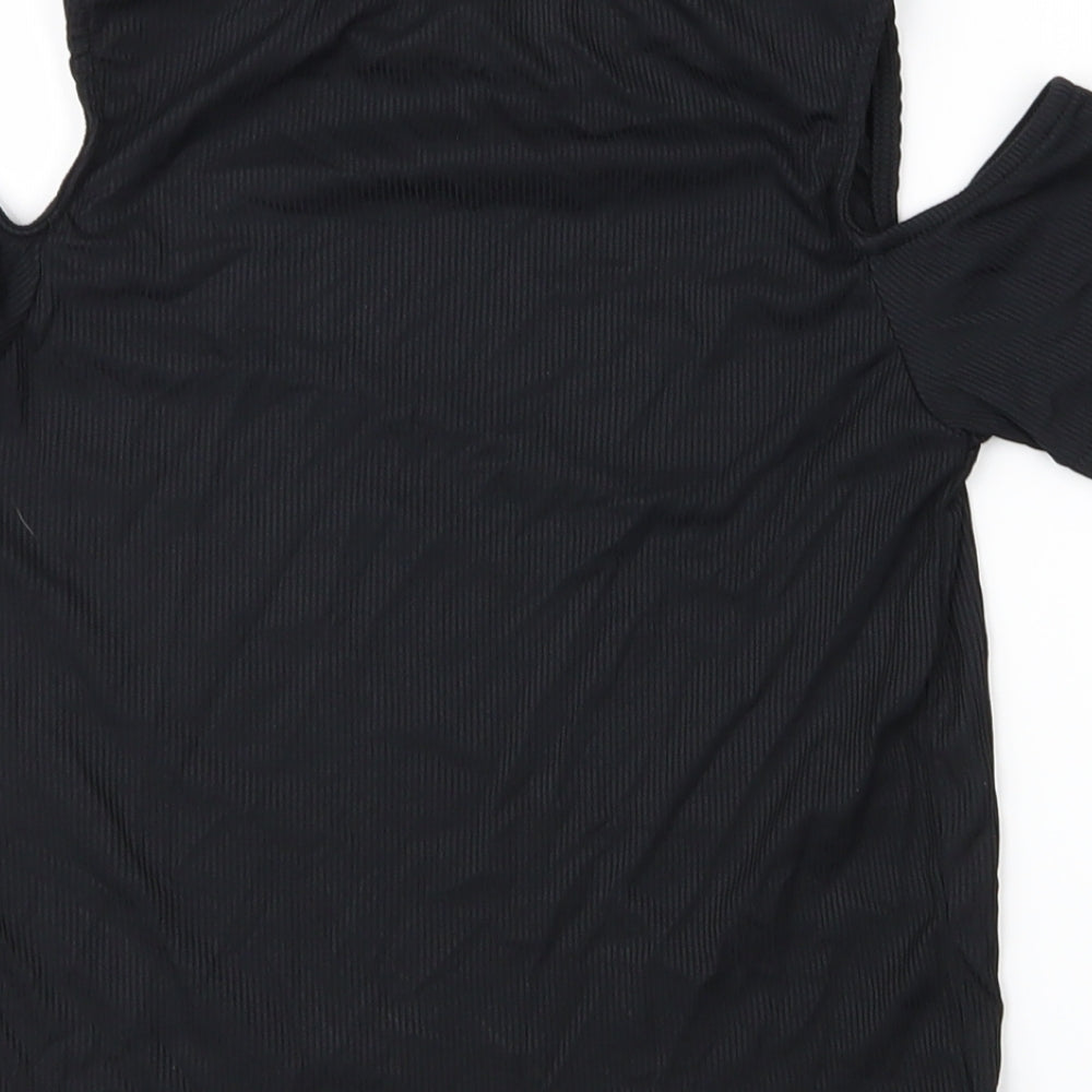 Preworn Womens Black Basic Tank Size S