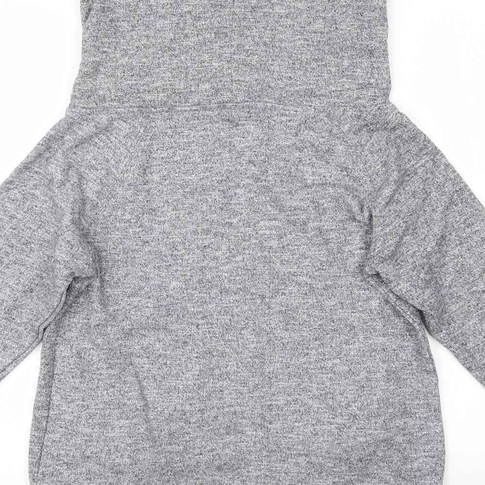 New Look Mens Grey Pullover Sweatshirt Size XS