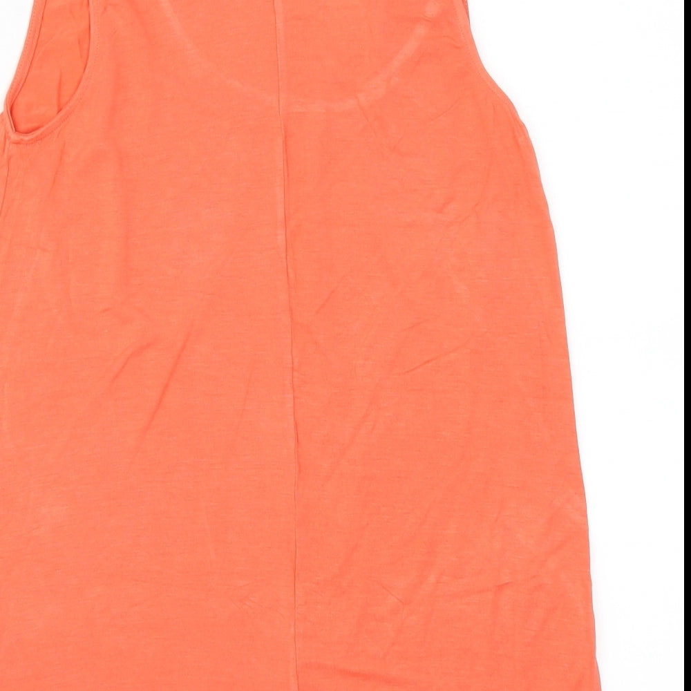 New Look Womens Pink Basic Tank Size 8
