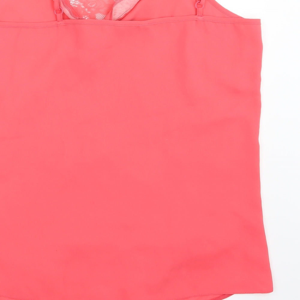 F&F Womens Pink Camisole Blouse Size 12