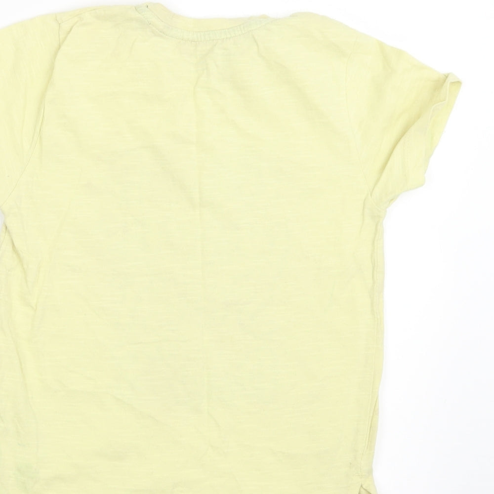 Primark Boys Yellow Basic T-Shirt Size 5-6 Years