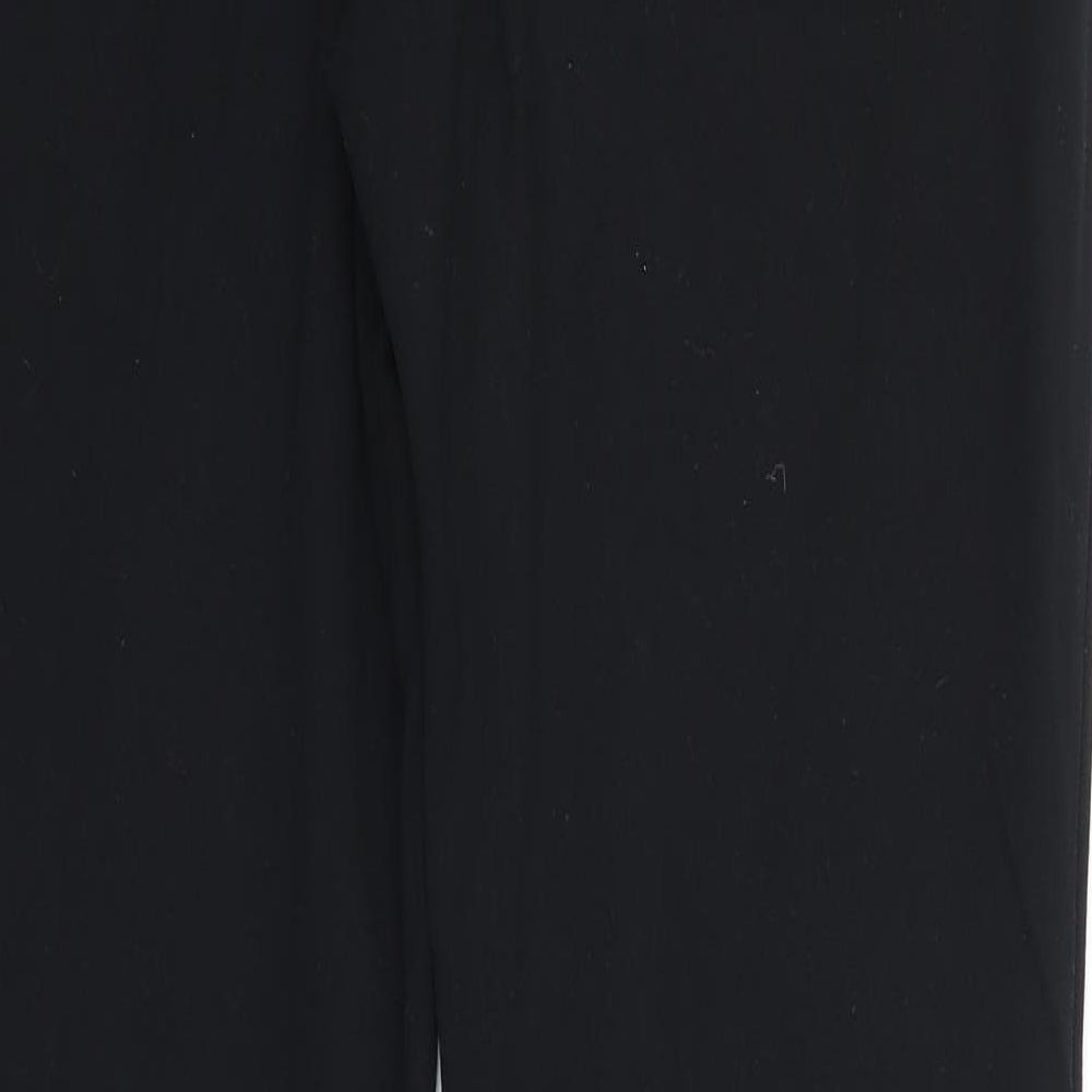 Marks & Spencer Womens Black Trousers Size 8 L30 in