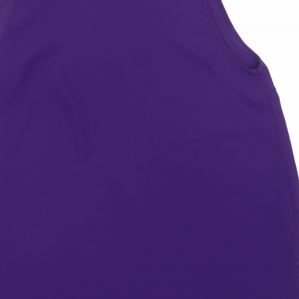 Dorothy Perkins Womens Purple Basic T-Shirt Size 10
