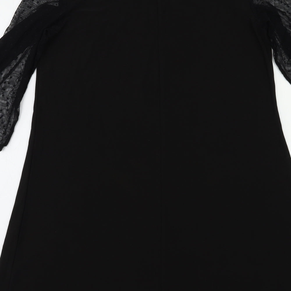 Dorothy Perkins Womens Black A-Line Size 10