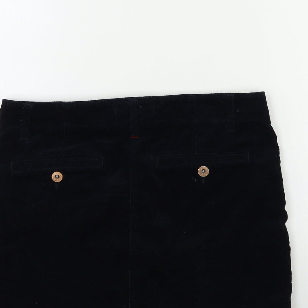 Uniqlo Womens Blue Corduroy Mini Skirt Size 26 in