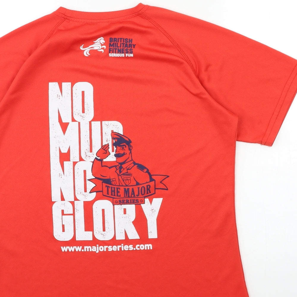 the major Mens Red T-Shirt Size M