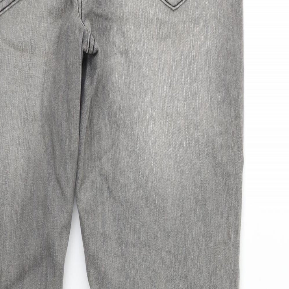 Preworn Mens Grey Denim Skinny Jeans Size 30 in L29 in