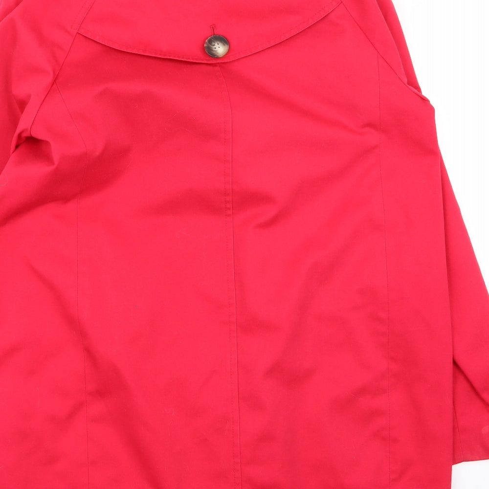 NEXT Womens Pink Overcoat Coat Size 10
