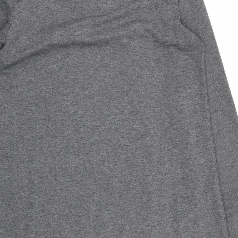 zanza Womens Grey T-Shirt Dress Size XL