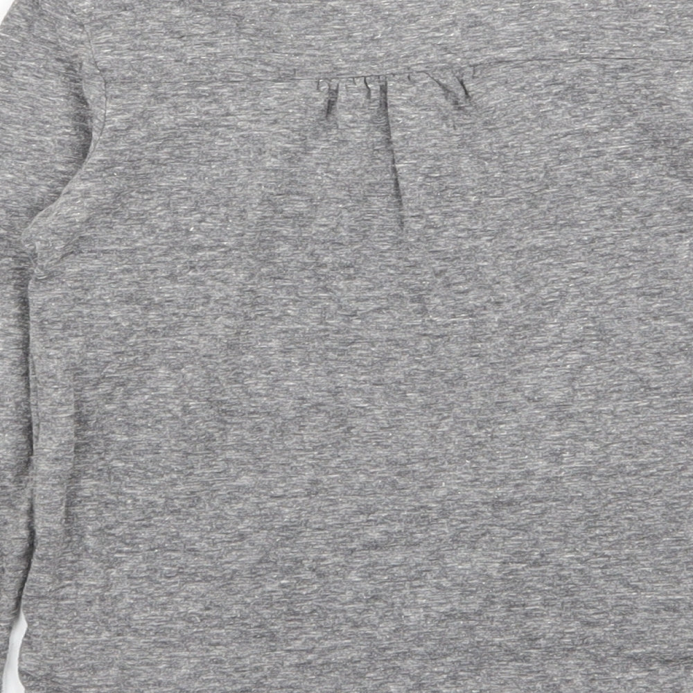 NEXT Girls Grey Basic T-Shirt Size 6 Years
