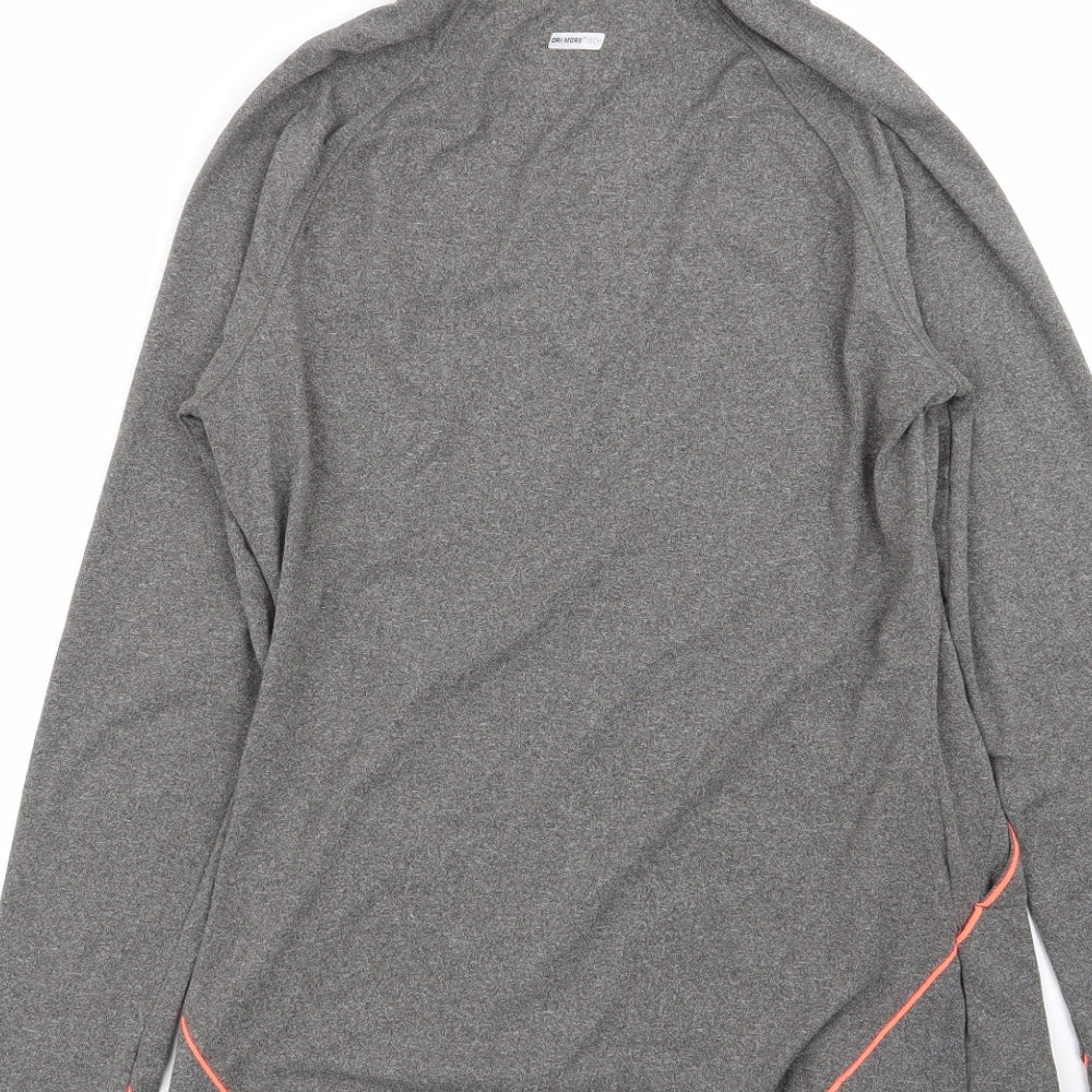 Athletic Works Womens Grey Full Zip Jumper Size S