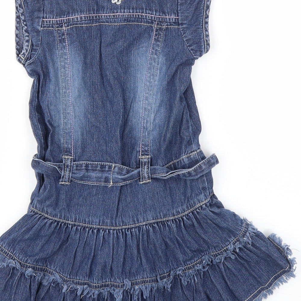 Marks & Spencer Girls Blue Fit & Flare Size 12-18 Months