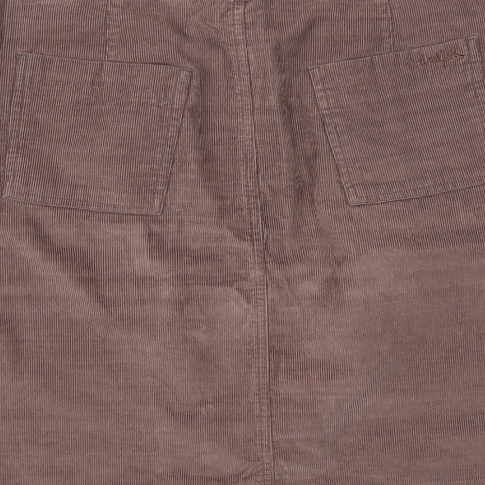 WORLD FISH Womens Brown A-Line Skirt Size 10