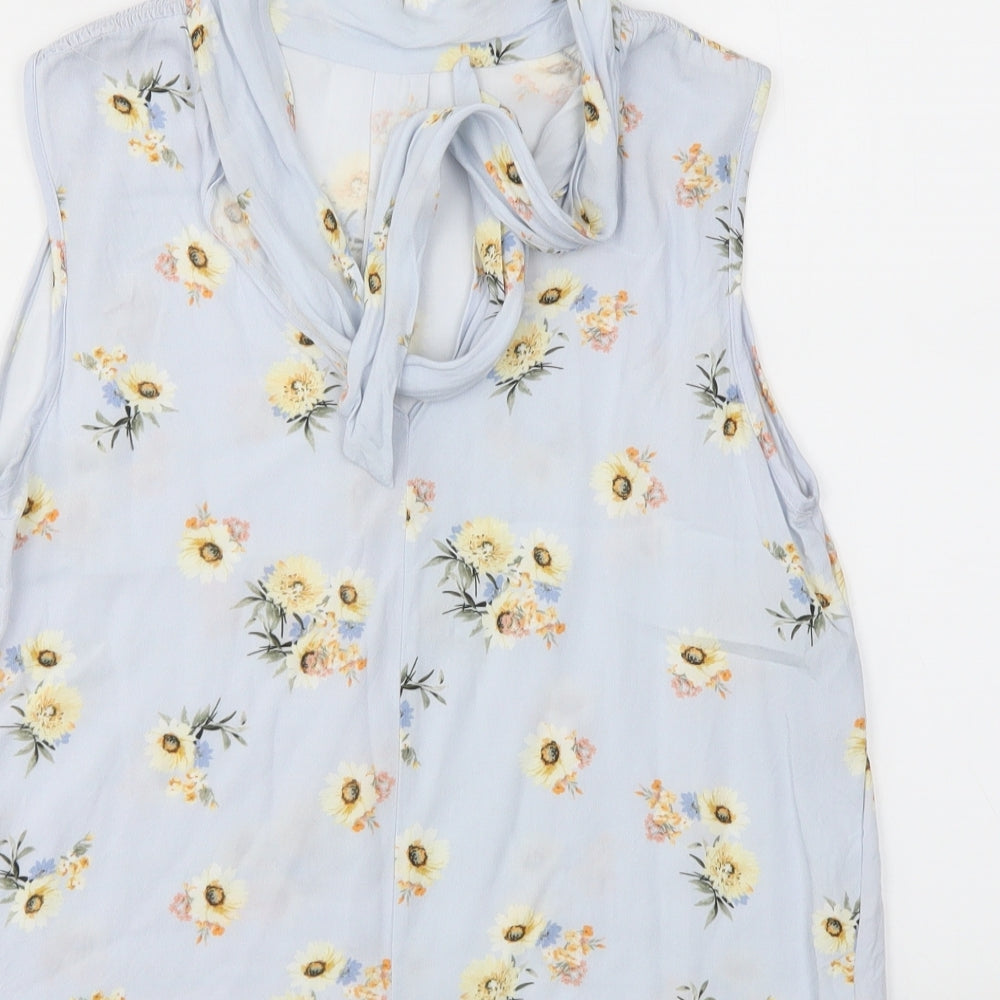 Dorothy Perkins Womens Multicoloured Floral Basic Blouse Size 10