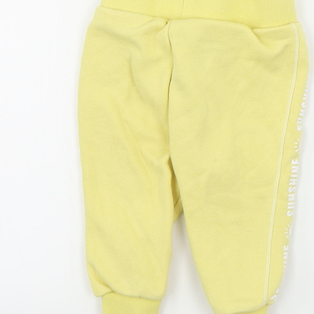 Primark Boys Yellow Sweatpants Trousers Size 6-9 Months