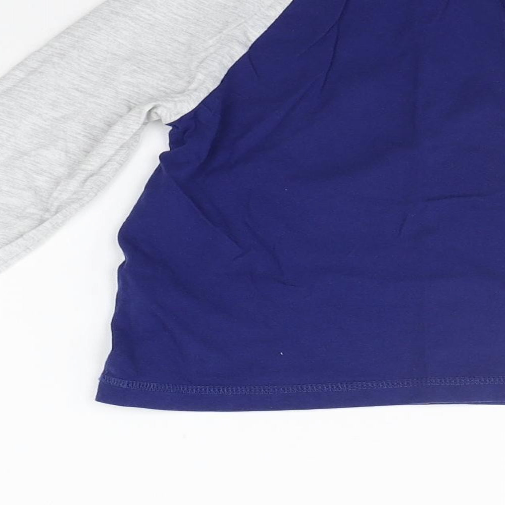 George Girls Blue Basic T-Shirt Size 4-5 Years